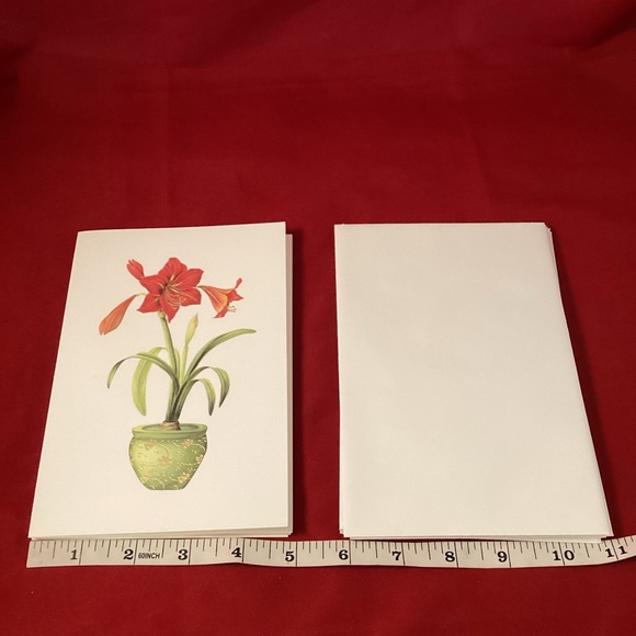 Five Christmas greetings cards with matching envelopes (French text) - Picture 8 of 8